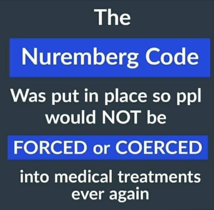 nuremberg code t shirt